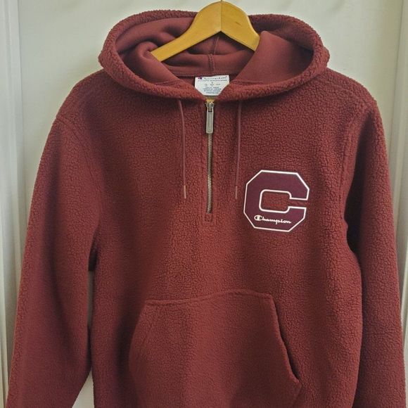 New with tags champion sherpa hoodie size men's small - Picture 2 of 6